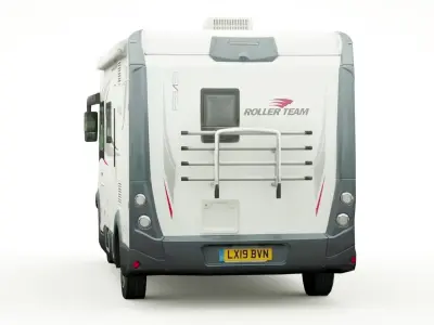Berth Rollerteam Pegaso 590 camper Low-poly 3D model