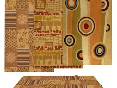 Rugs No 884 Low-poly 3D model