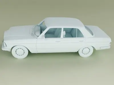 Mercedes-Benz W123 Sedan 3D model