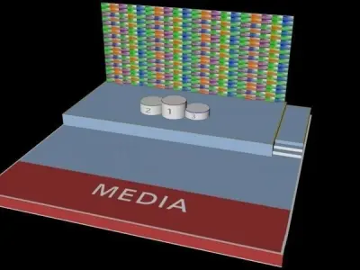 Sport Final Ceremony Award Area Free low-poly 3D model