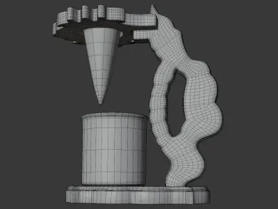Old coffeemaker 3D model