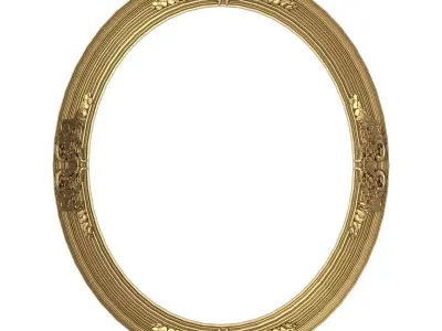 Carved Picture Frame 3D model