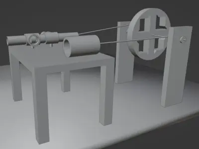  steam engine 3D print model