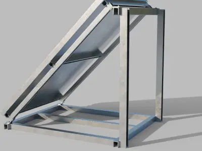 Solar Panel  Low-poly 3D model