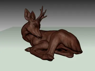Deer animal 3D print model