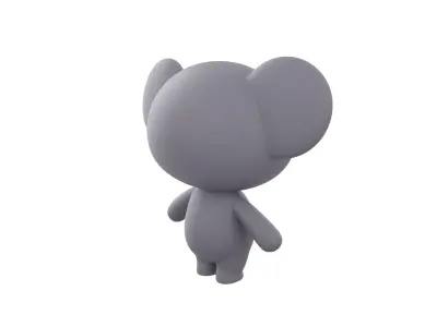 Character139 Rigged Koala 3D model