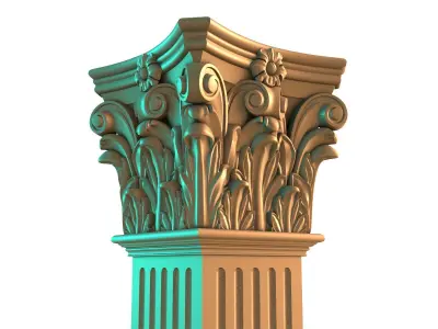 Capital rg03 Low-poly 3D model