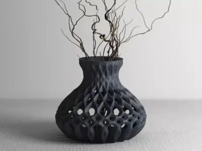 vase pot planter 3d print c14  3D print model