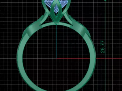 jewelry ring 346 3D print model purchase