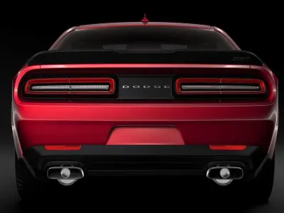 Dodge Challenger SRT Hellcat Widebody 2018 3D model