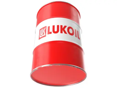 Lukoil oil barrel 3D model