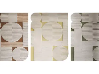 3 Rugs Le Tapis Nomade 3D model