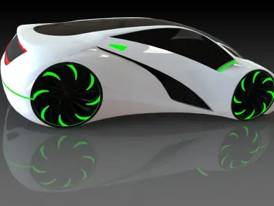 Lotus futuristic car design 3D print model