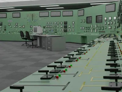 Fukushima Daiichi nuclear power plant 3D model