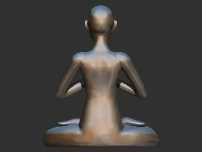  Meditation Sculpture 3D Printable model 3D print model