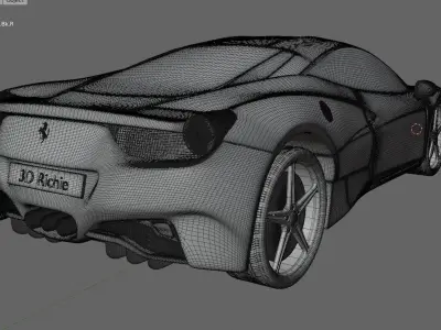 Ferrari 458 Italia 3D model