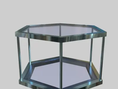 Glass Table 3D Model Collection purchase