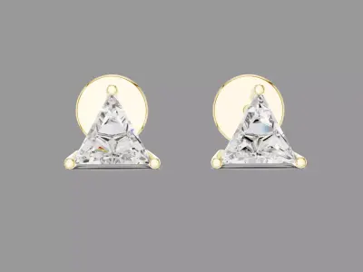 Diamond Earrings  3D print model