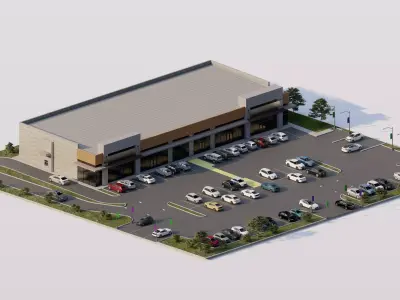 Parking-Parking Lot 3D model