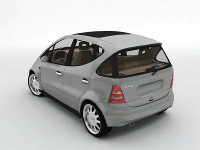  2001 Mercedes A Class 3D model