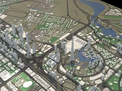 Dubai United Arab Emirates 3D model