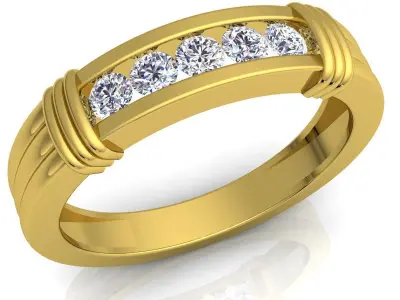 luxury Fancy Ring 3D print model
