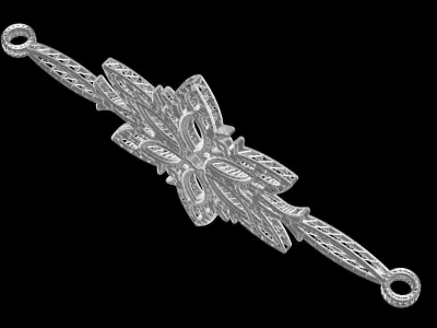 Snowflakes CHAIN 3D model