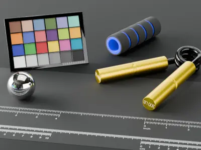 Set of Handgrips 3D model