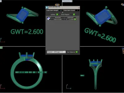FASION  RING 3D model 2
