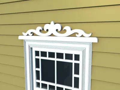 Window Header 1 3D model