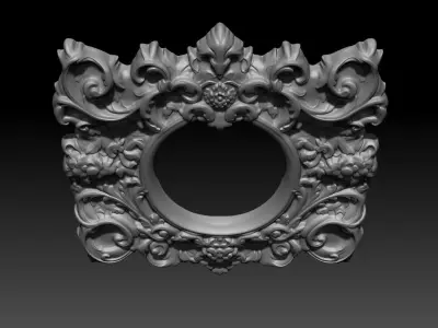 Bas relief Frame 240506 16 3D print model