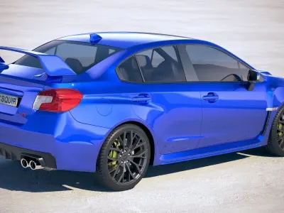 Subaru WRX STI s209 2019 3D model