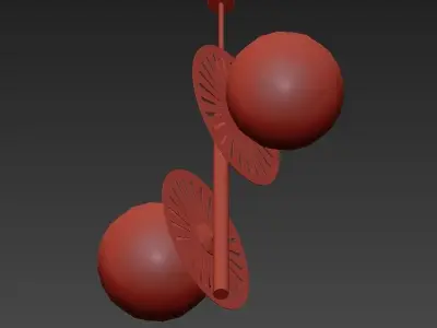 Balls Discs Vertical 2 3D model