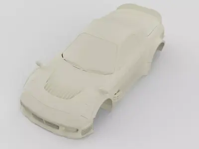 rx7 car auto garage tuning  3D model