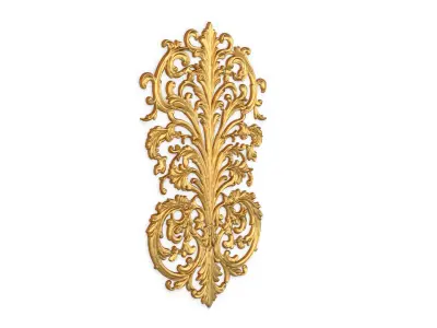 Classic decor ornament carved 44  3D model