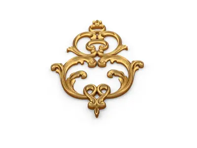 Classic decor ornament 325 3D model