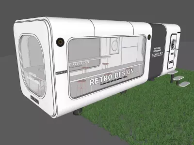 capsule room -A6 3D model