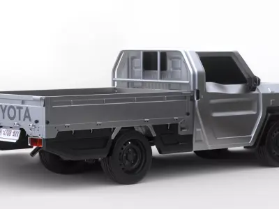 Toyota Hilux Champ 2024 no Interior  3D model