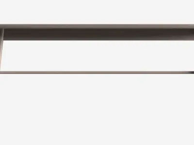 Coffee table Woodstock rectangle 3D model