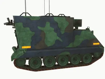 M577 CPC Low-poly 3D model