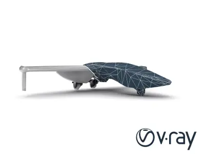 Recon UAV Angular Body Nonreflective Model Pack Low-poly 3D model