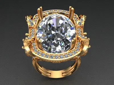 RIBBON RING  3D print model