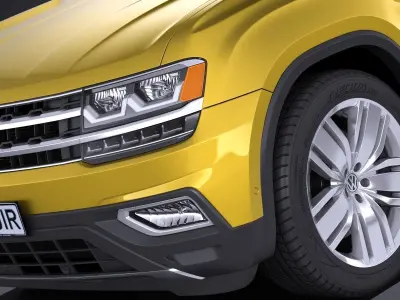 Volkswagen Atlas 2018 3D model