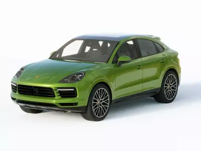 Porsche Cayenne S coupe 2020 3D model