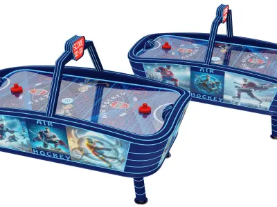 Arcade Game Room  props package 7 pieces game machines 3D model