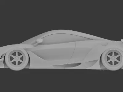 MCLAREN 720S LIBERTY WALK Low-poly 3D model