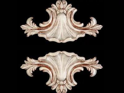 Classic carved 114 3D model
