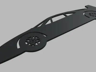 Ferrari F40 Key Ring 3D print model