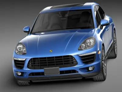 Porsche Macan S 2015 3D model