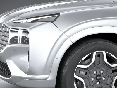 Hyundai SantaFe 2021 3D model